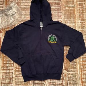 Navy Minecraft Hoodie from Think Geek Size M 6-8